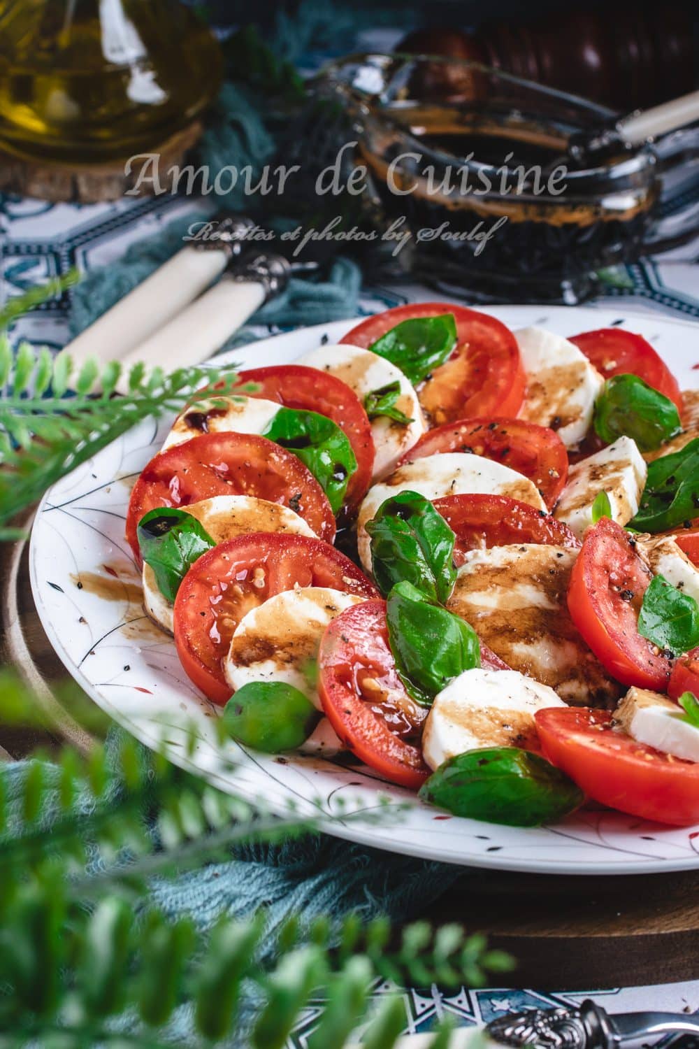 Salade caprese facile