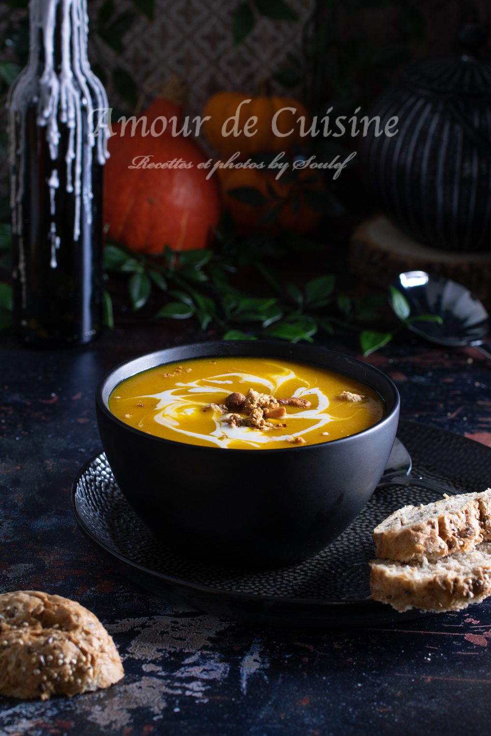 Soupe de potimarron veloutée facile