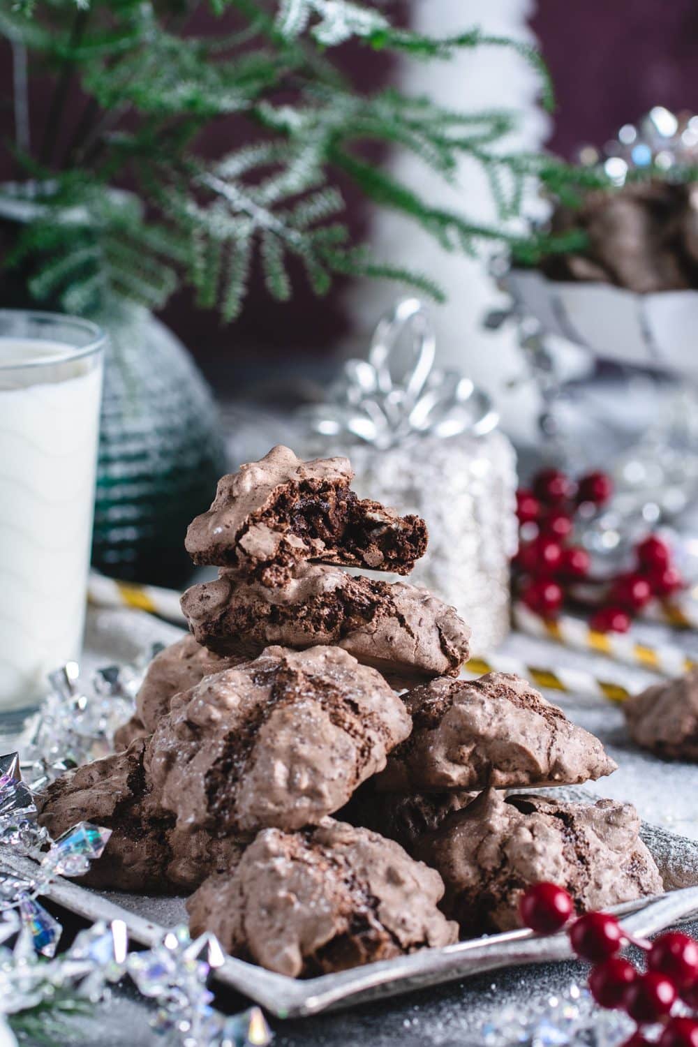 Baisers au chocolat et aux amandes Schatzy