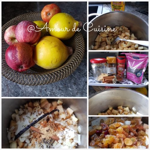 chutney coing pomme et epices