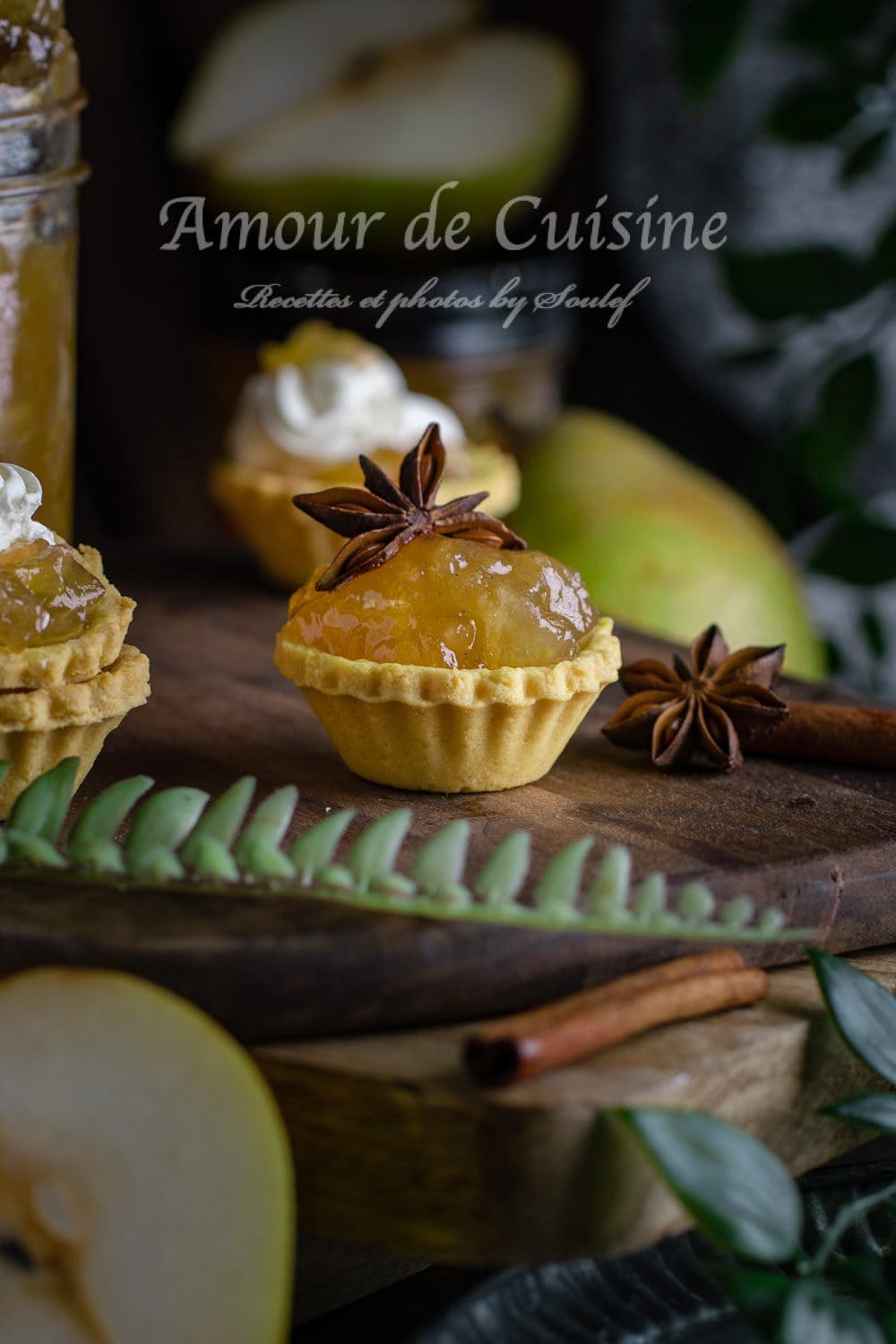 Confiture de poires au gingembre et épices