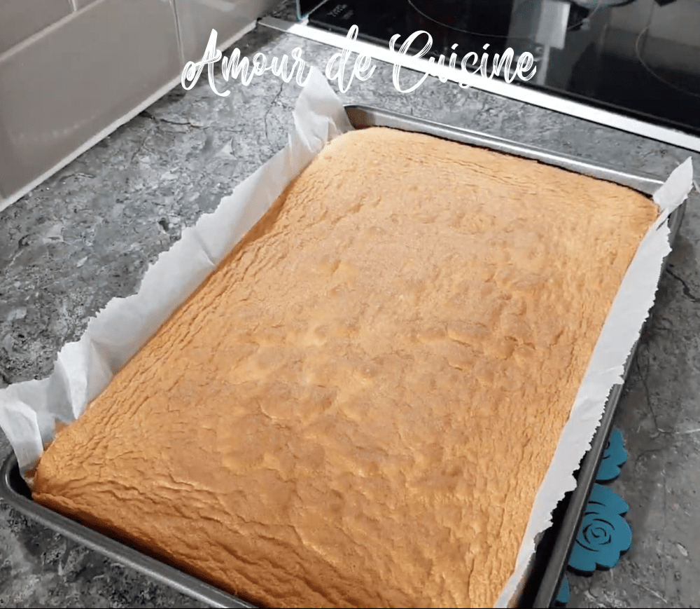 genoise base de biscuit roulé