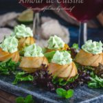 mini cake à la creme d'avocat