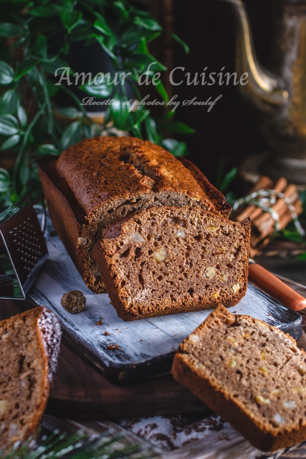 Pain d’épices aux oranges et citrons confits