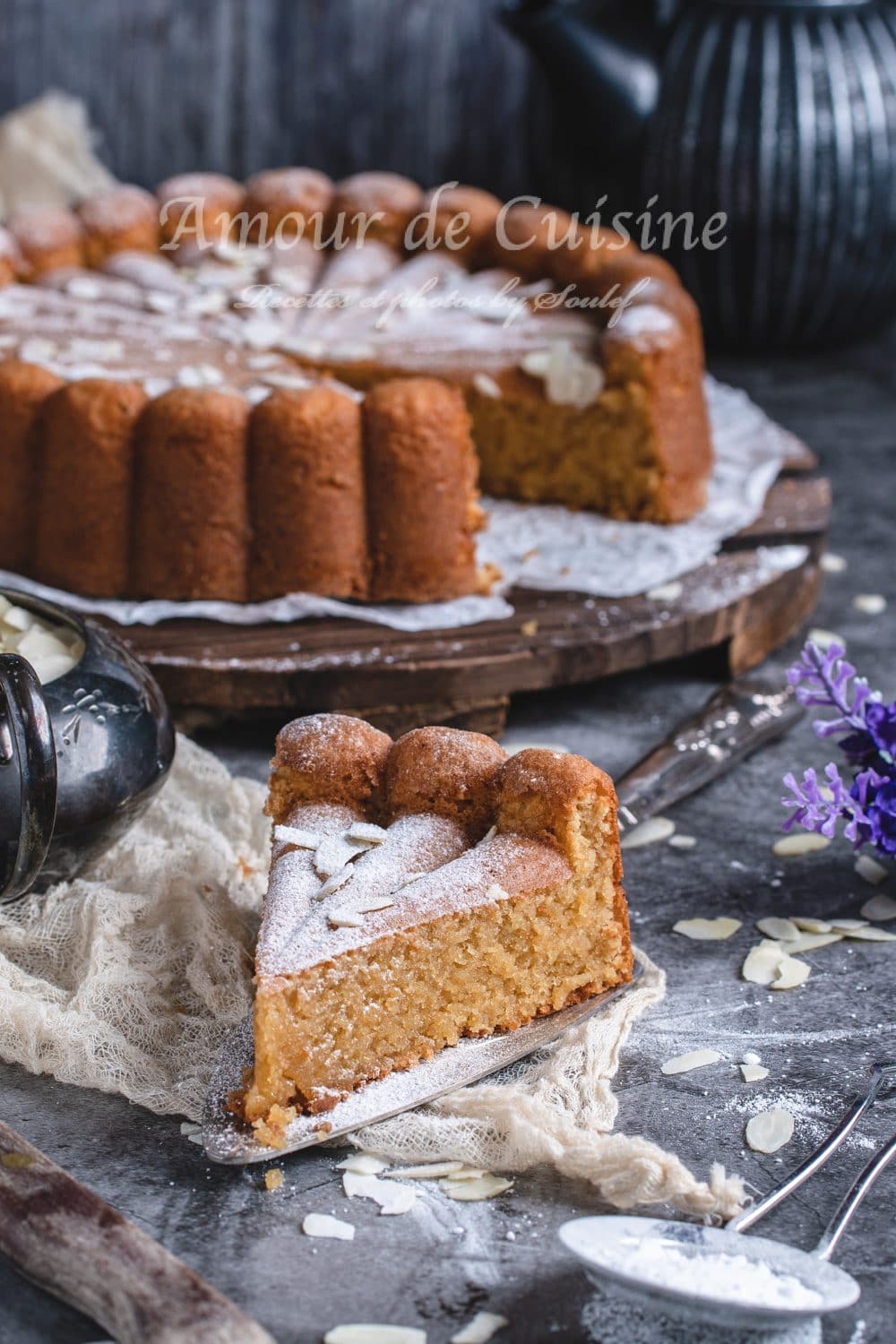 Le gateau amandier ou le moelleux aux amandes