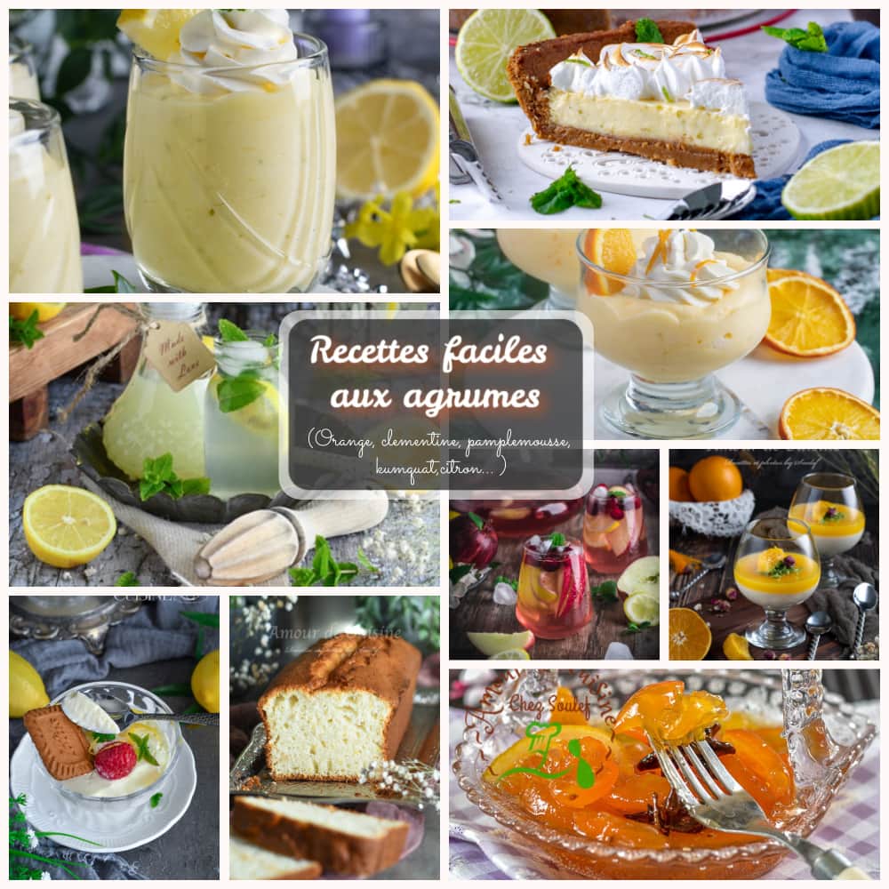 Recettes faciles aux agrumes