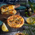 mini quiches au potimarron et Roquefort