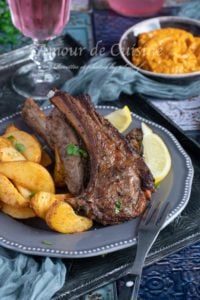 Cotelettes d'agneau roties au four