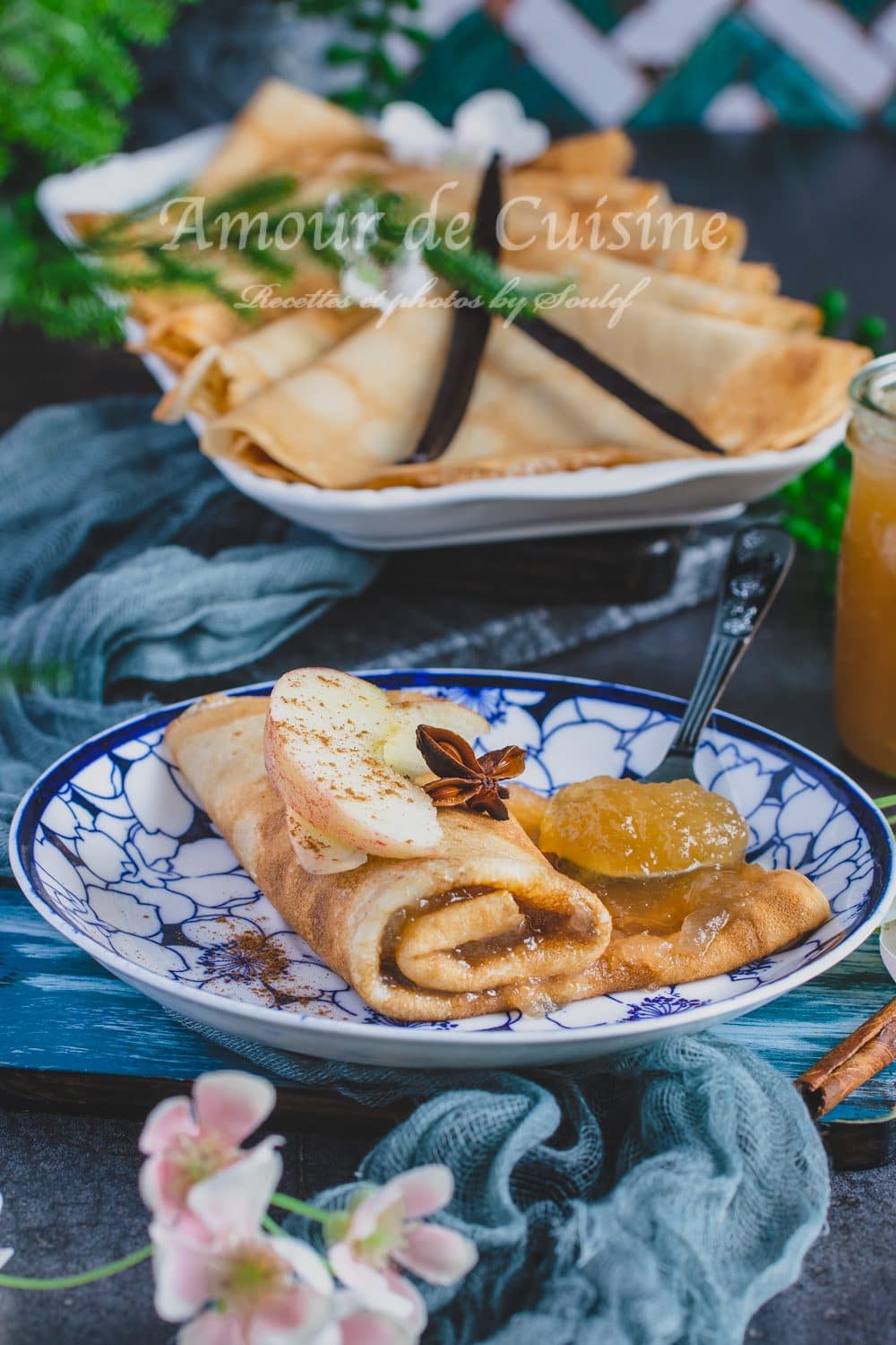 Ingrédients pour pâte à crêpes légères