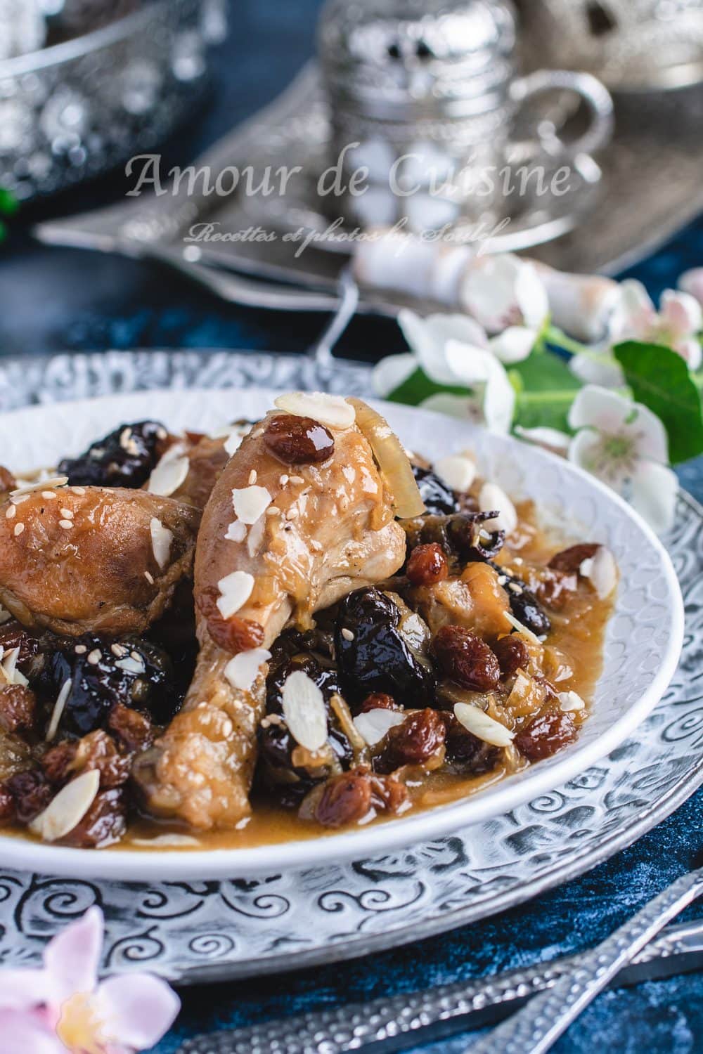 Tajine de poulet aux pruneaux