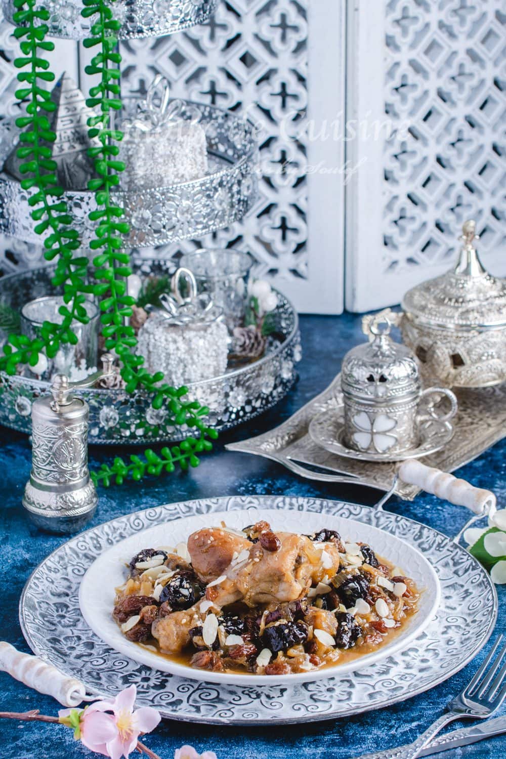 Tajine de poulet aux pruneaux