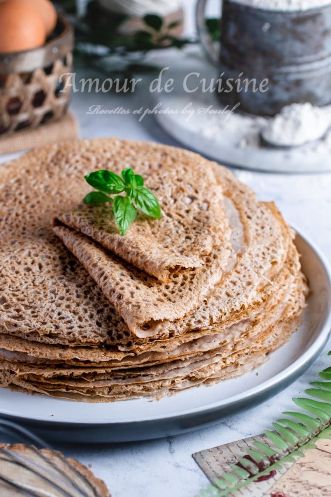 Galette bretonne ou crêpes au sarrasin