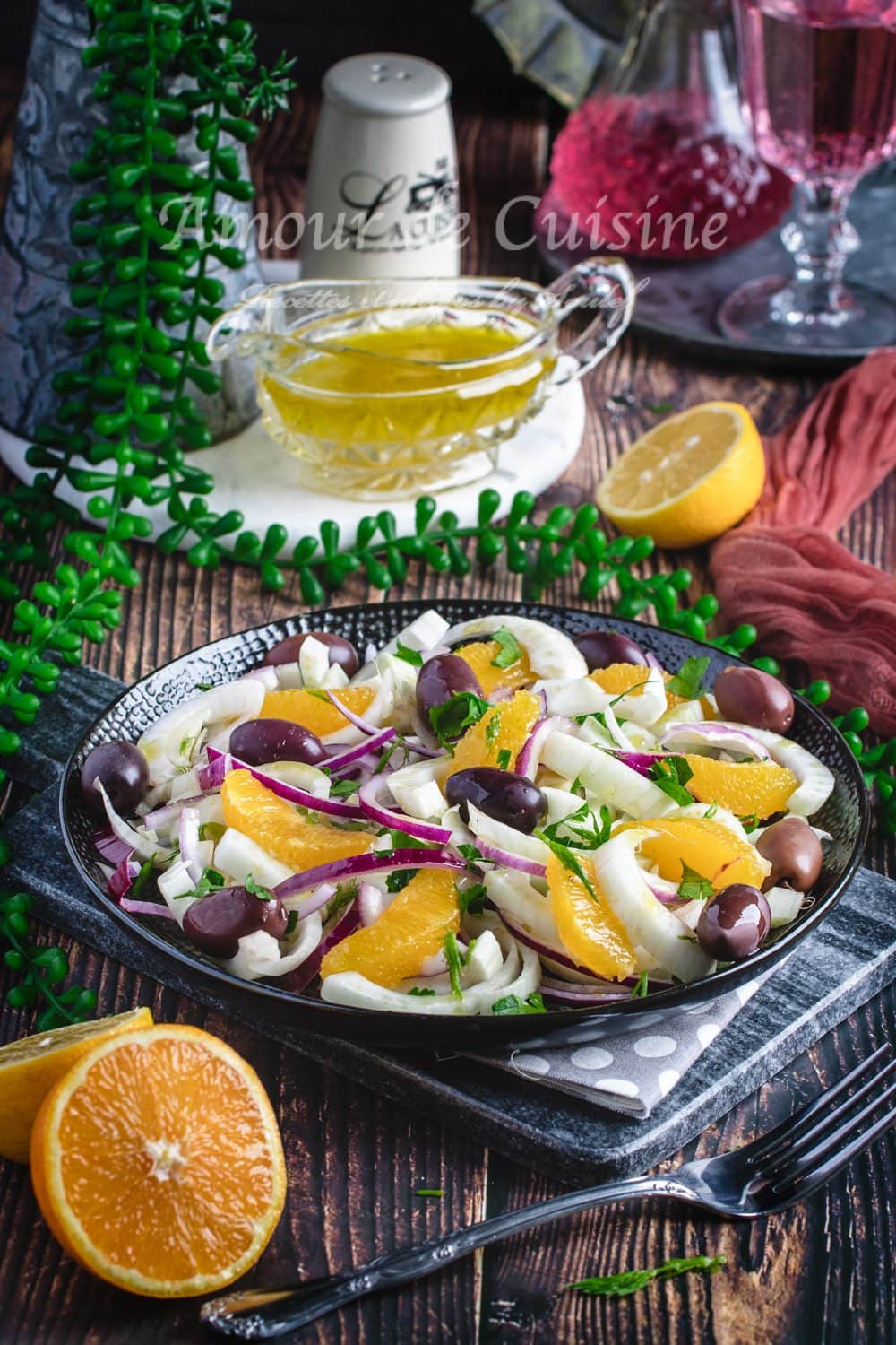 recette de la salade sicilienne fenouil et orange