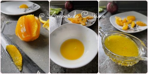 vinaigrette au jus d'orange
