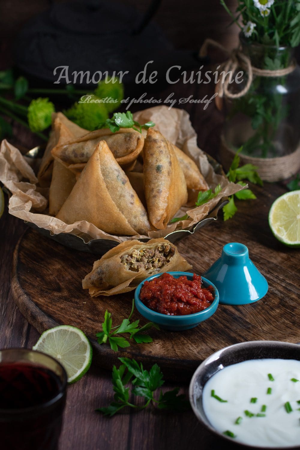 Bricks de kefta à la marocaine