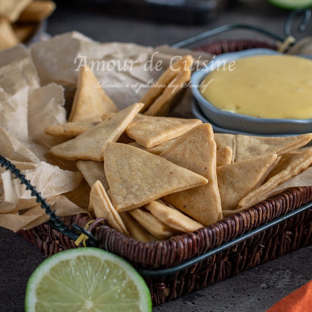 nachos maison aux épices fajitas