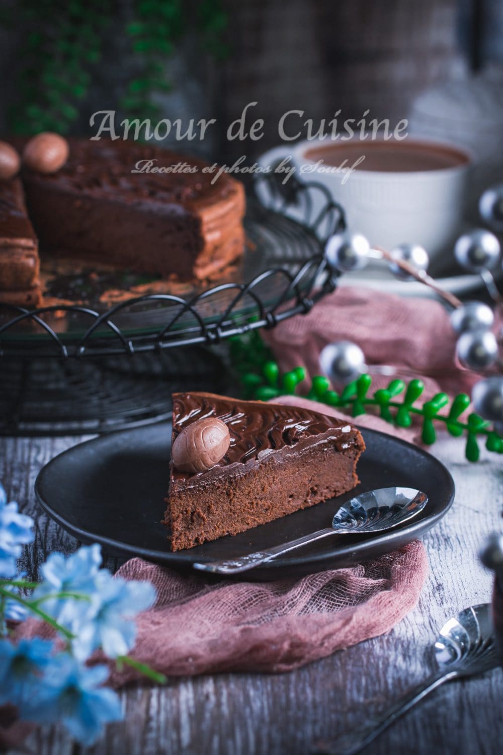 Fondant au chocolat et mascarpone de Cyril Lignac