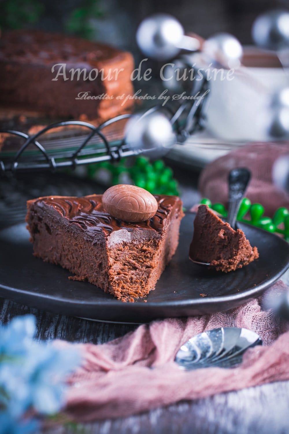 Fondant au chocolat et mascarpone de Cyril Lignac