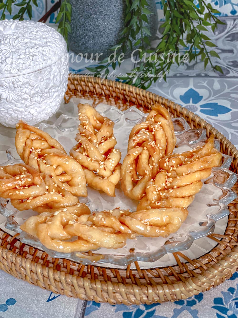 recette de griwech gateau algerien frit au miel