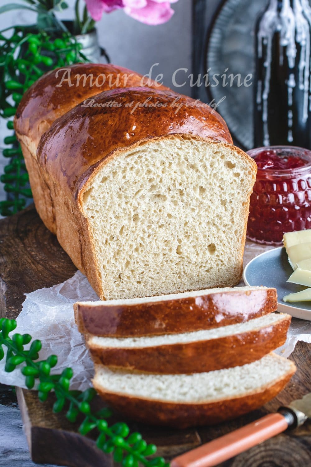 Recette de pain de mie moelleux