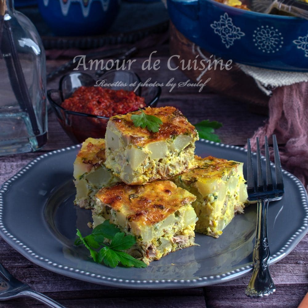 Tajine tunisien au thon facile