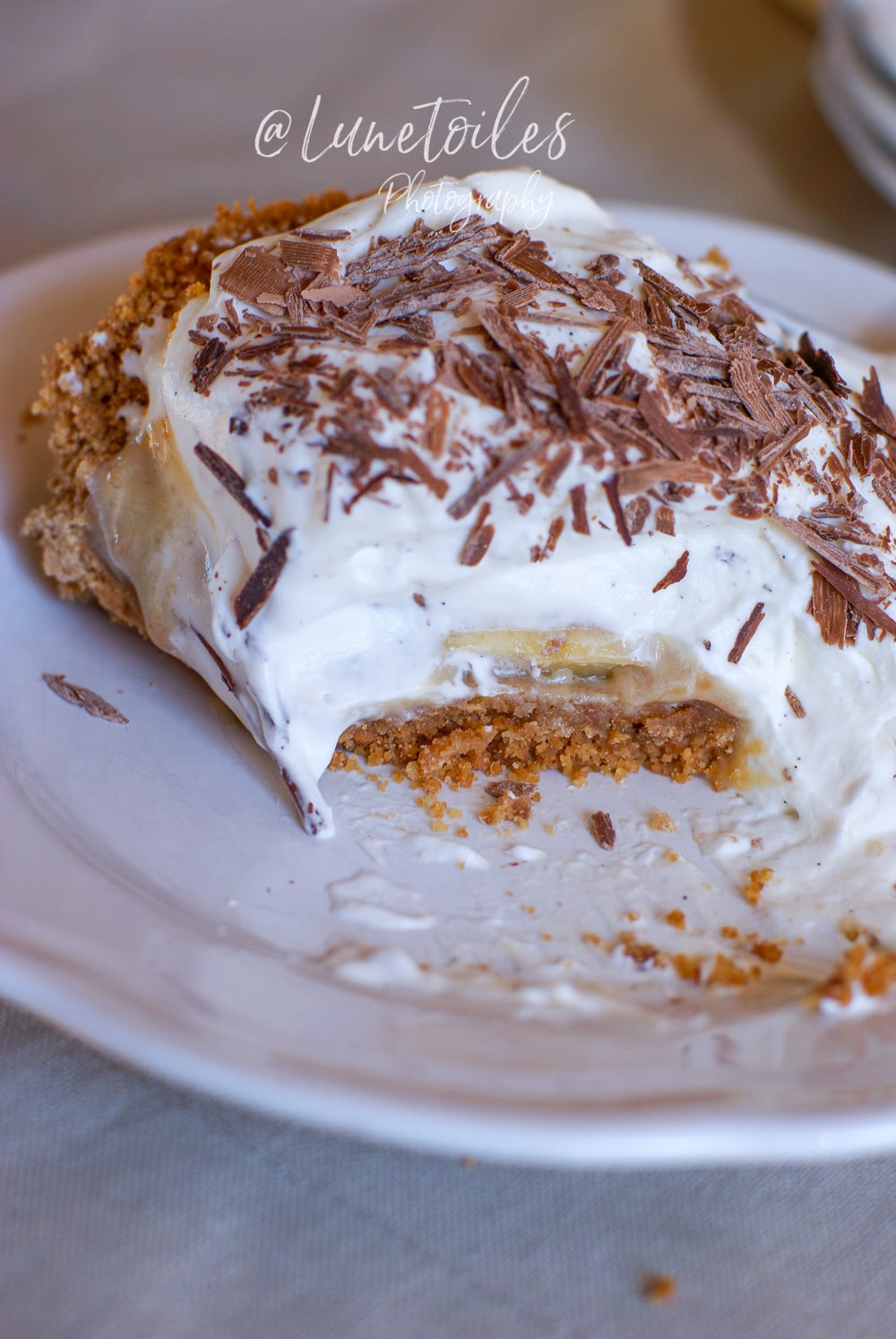 tarte à la banane et caramel toffee