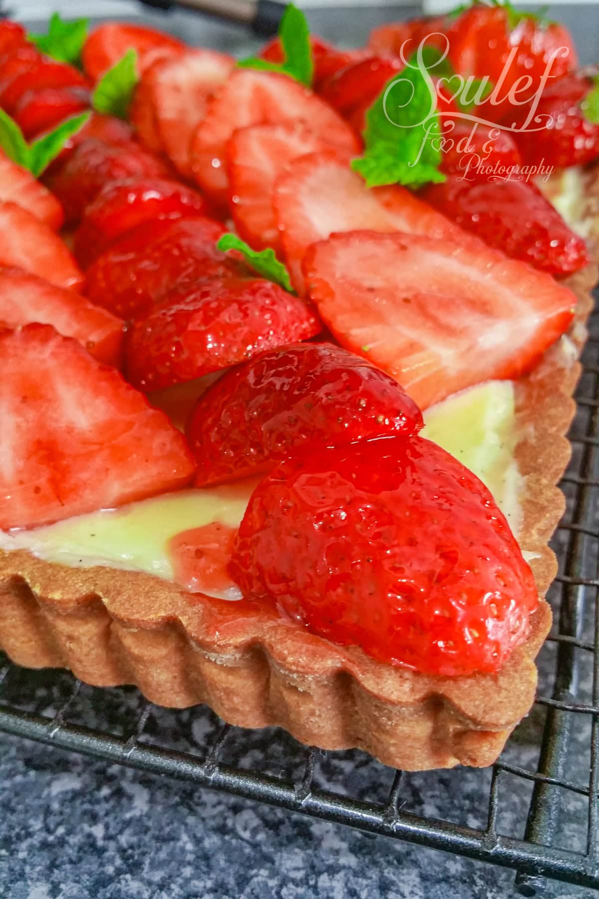 Recette facile de la tarte aux fraises à la creme patissiere