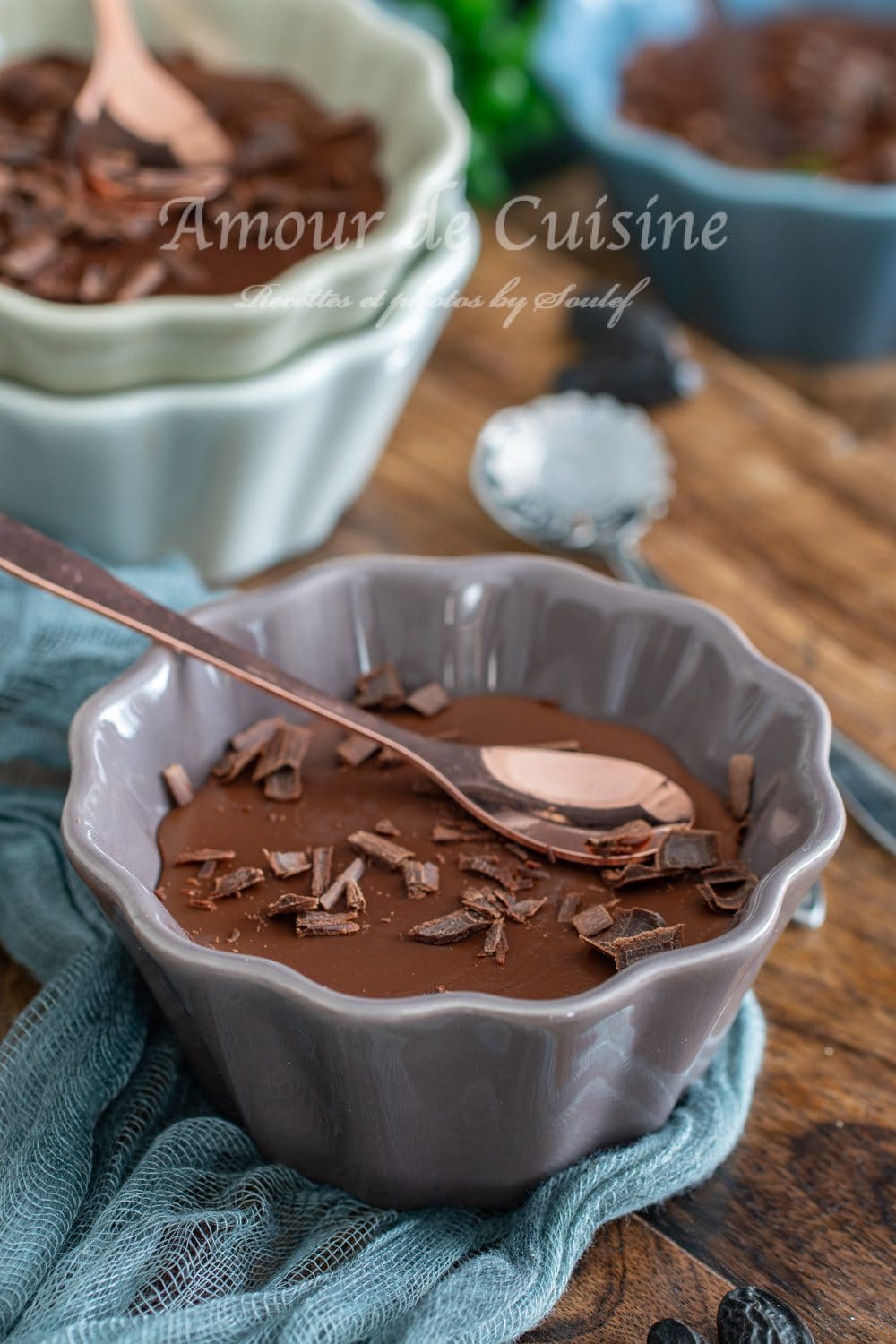 Crème au chocolat à la fève tonka