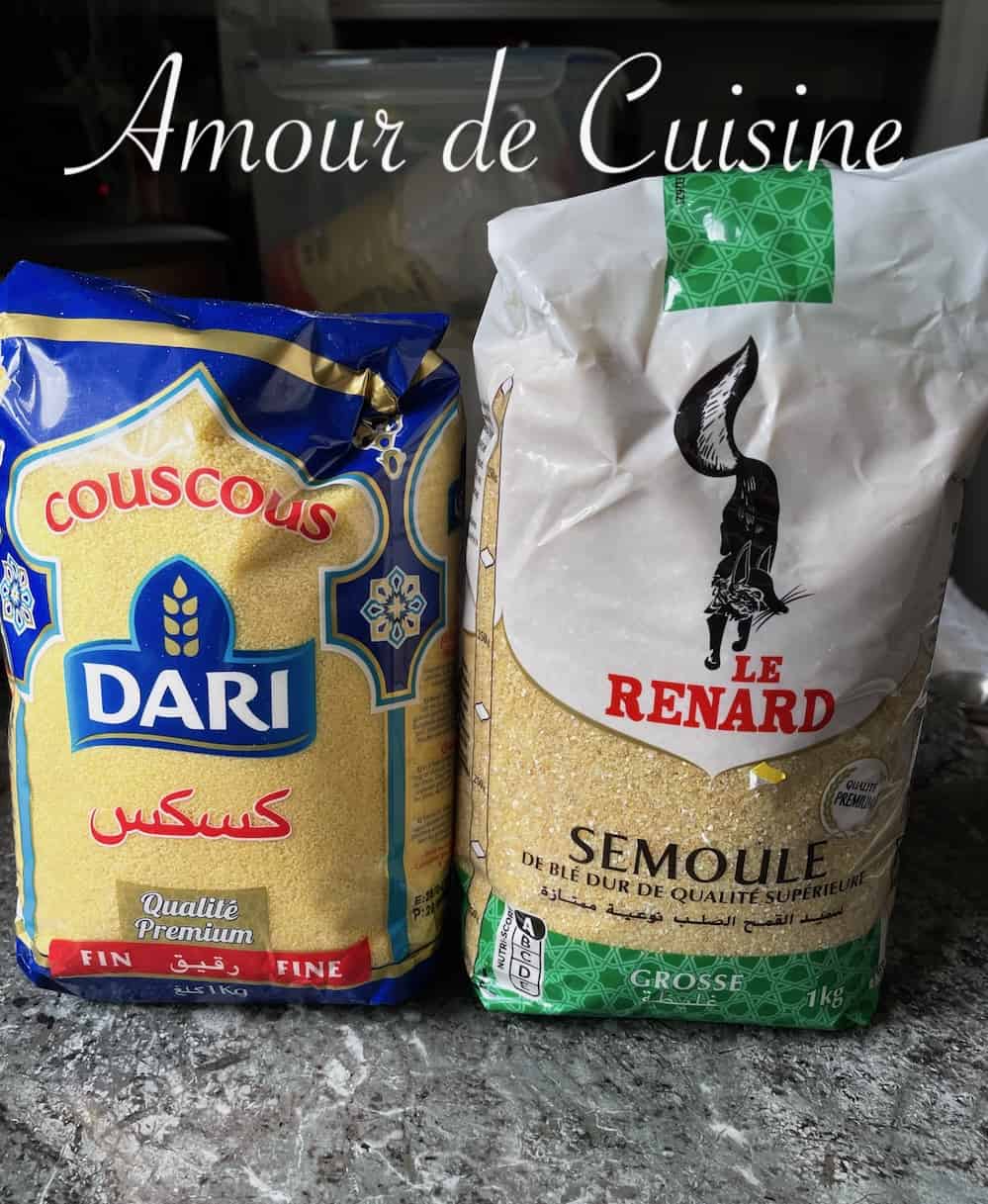 difference entre couscous et grosse semoule