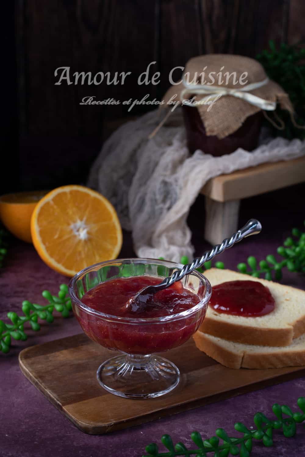 Confiture de rhubarbe et gingembre