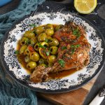 tajine de poulet aux olives et tomates confites