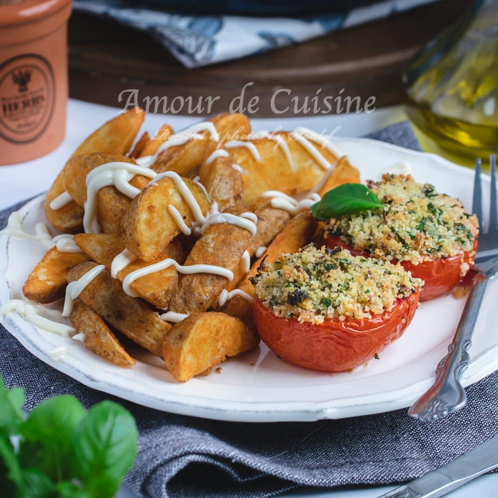 Tomates à la provençale au four