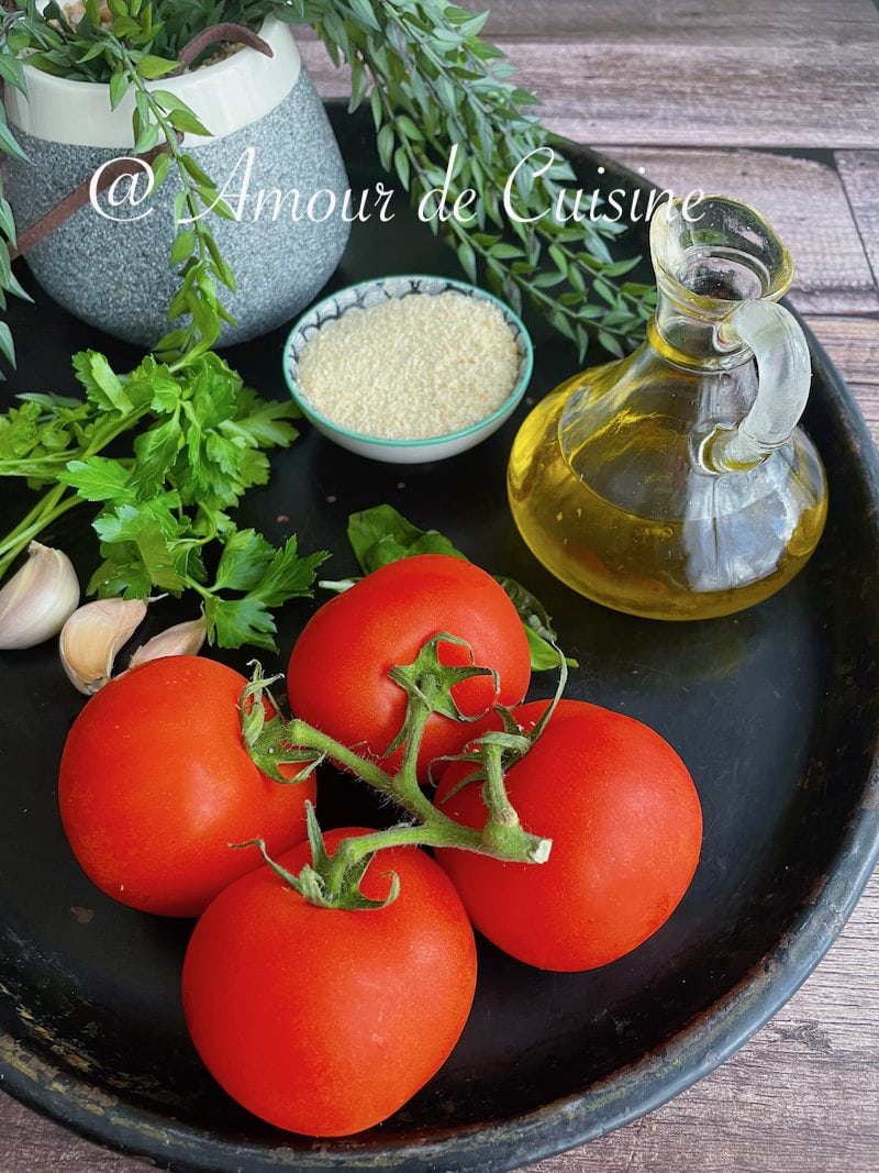 ingredients des tomates à la provencale