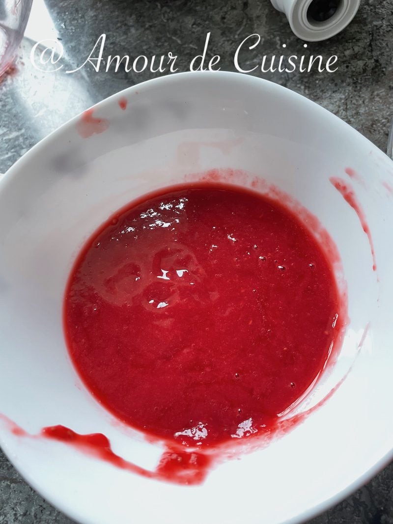 puree de framboises sans pepins