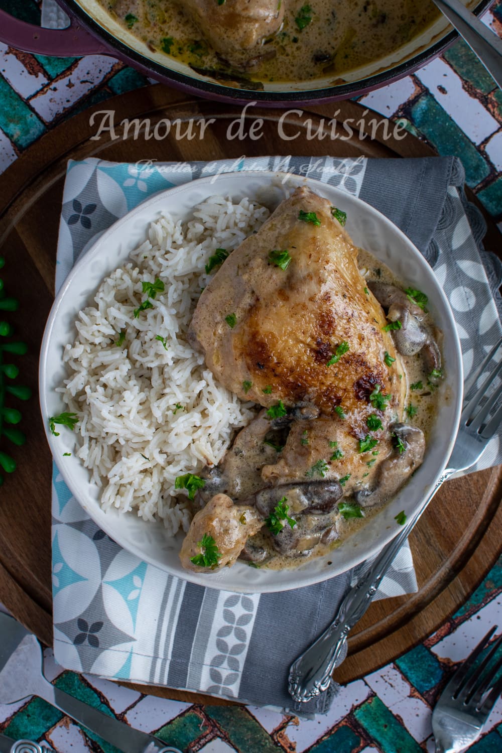 Recette de fricassée de poulet facile