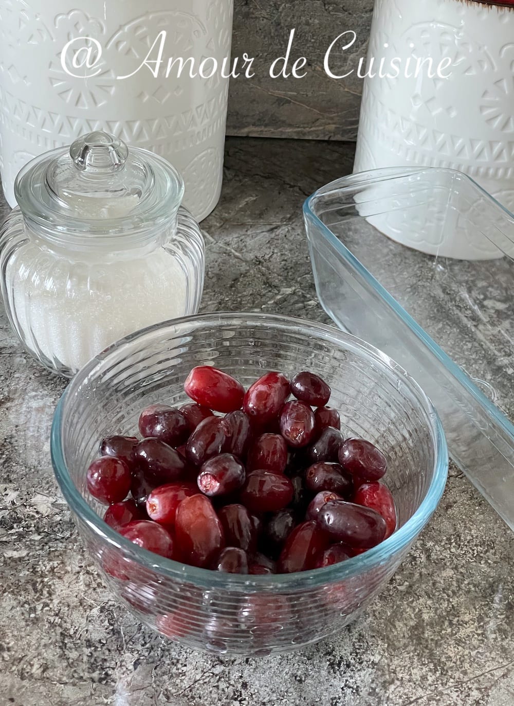 ingredients du granité de raisins noirs