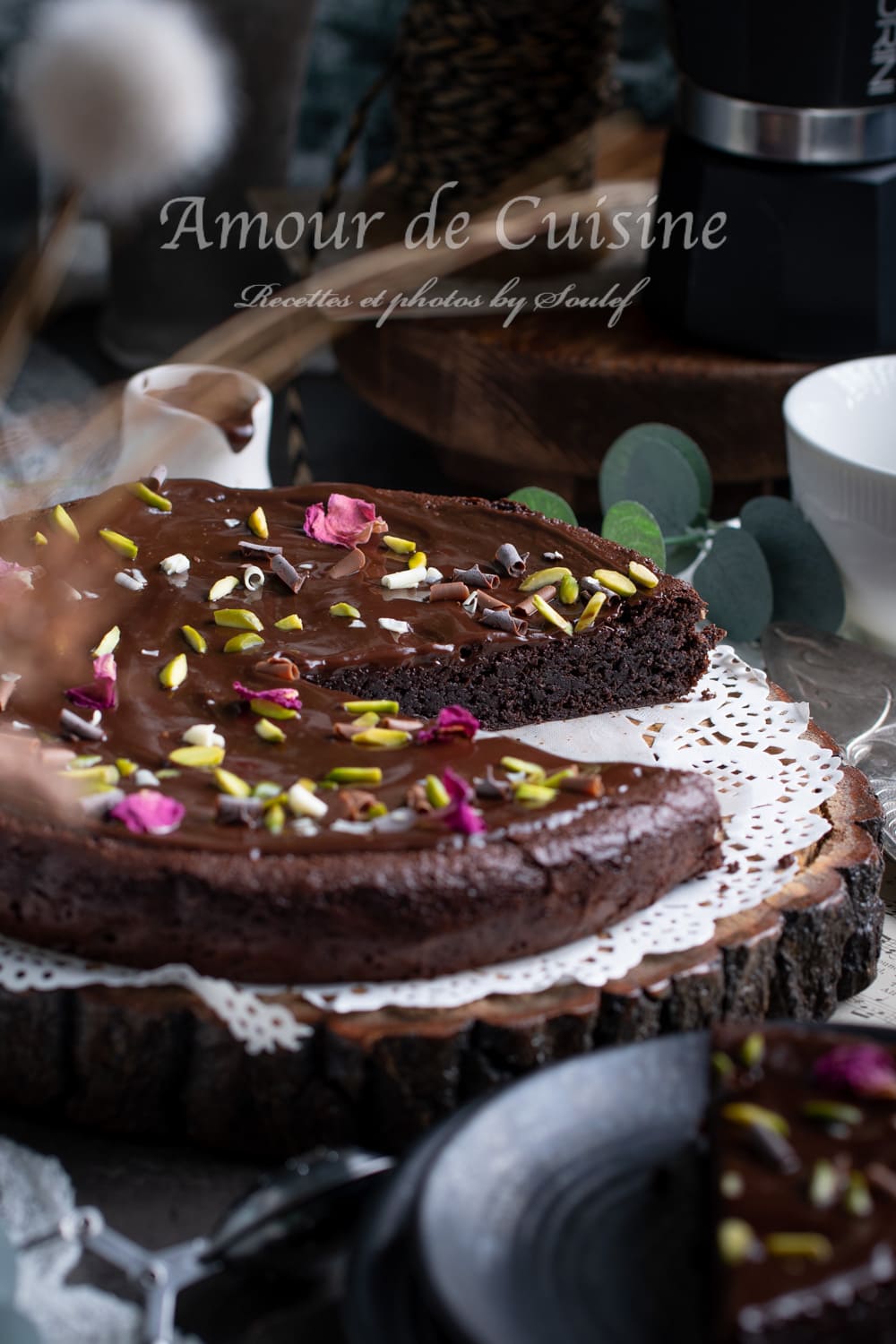 Gateau au chocolat aux pois chiches