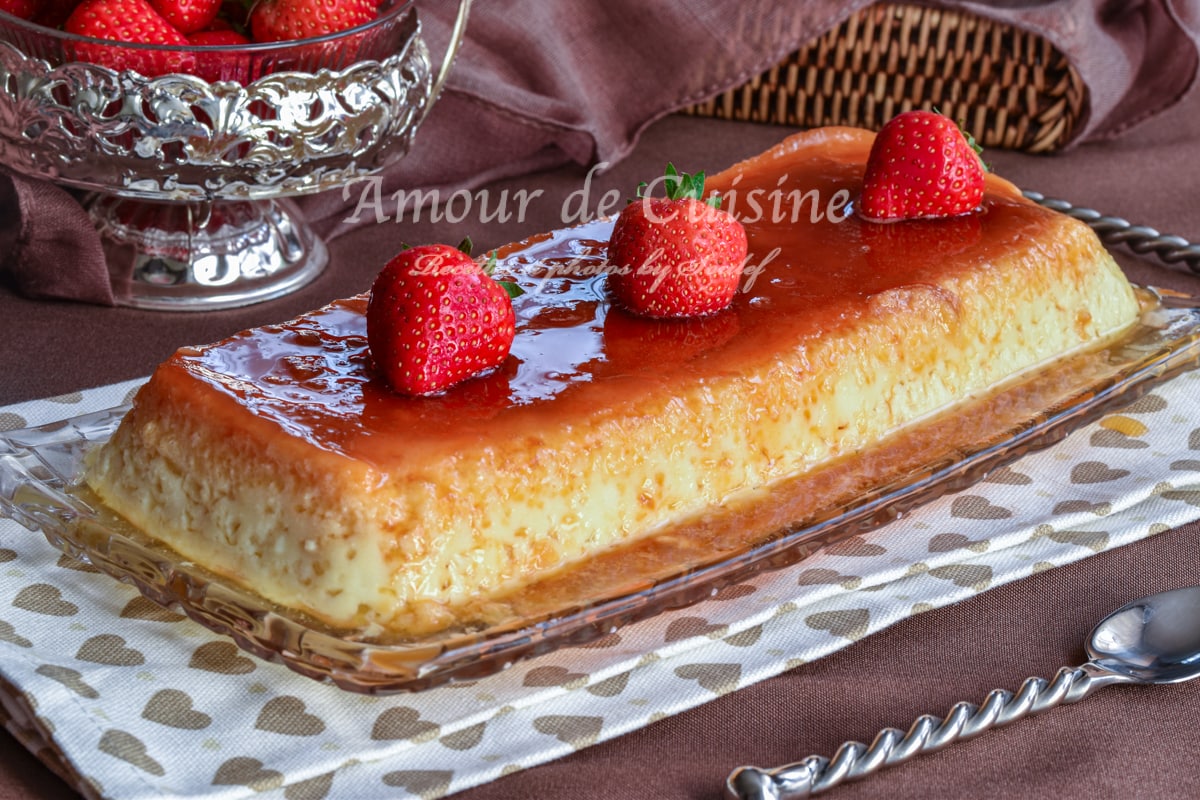 Flan au lait de coco