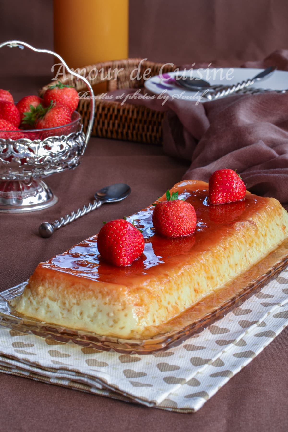 Flan au lait de coco