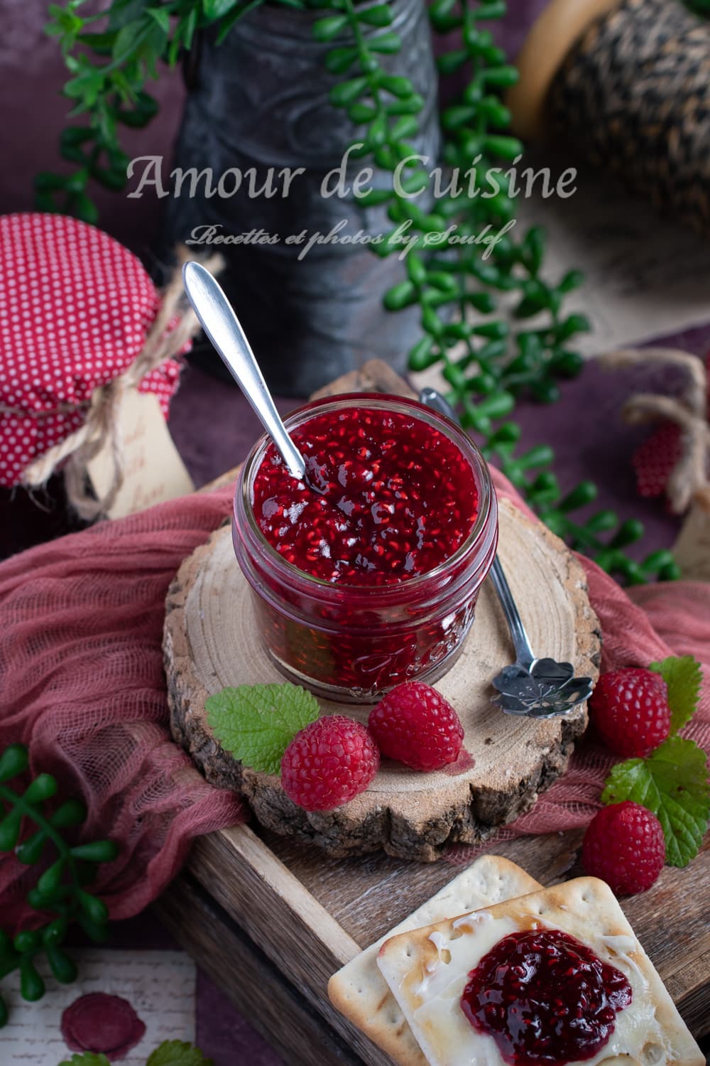 confiture de framboises facile