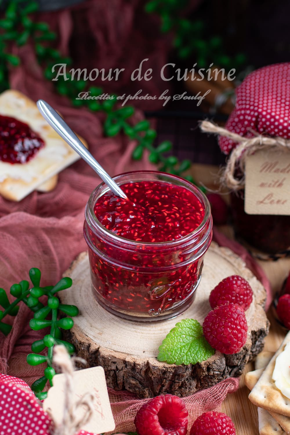 confiture de framboises facile