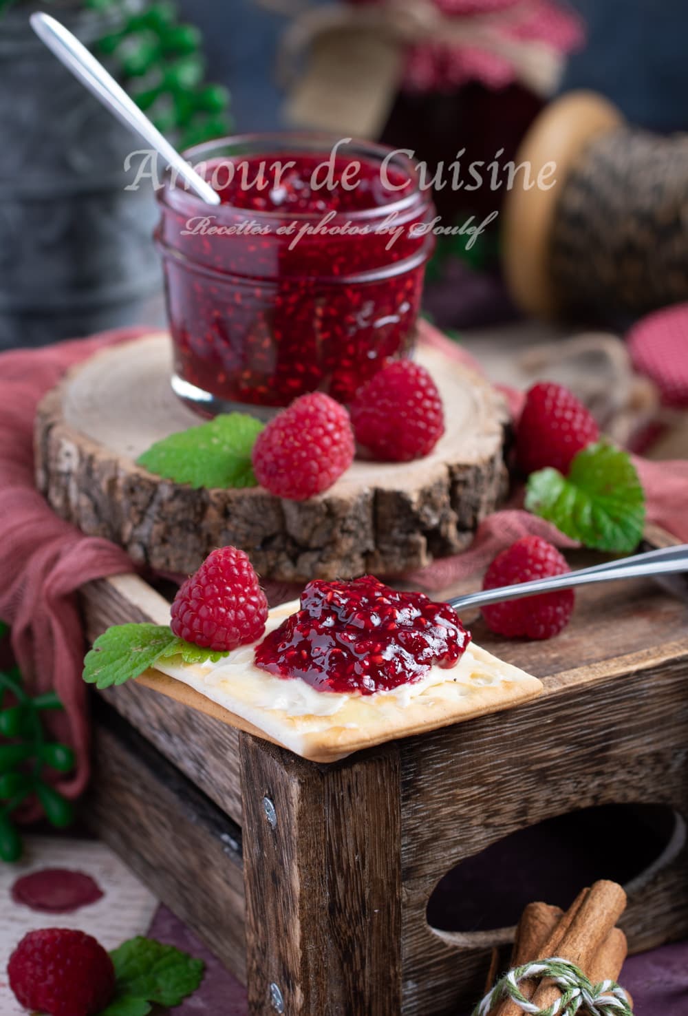 confiture de framboises facile