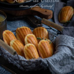 Madeleines salées au chèvre et thym