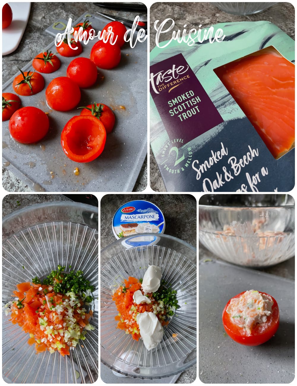 Preparation des tomates cocktails