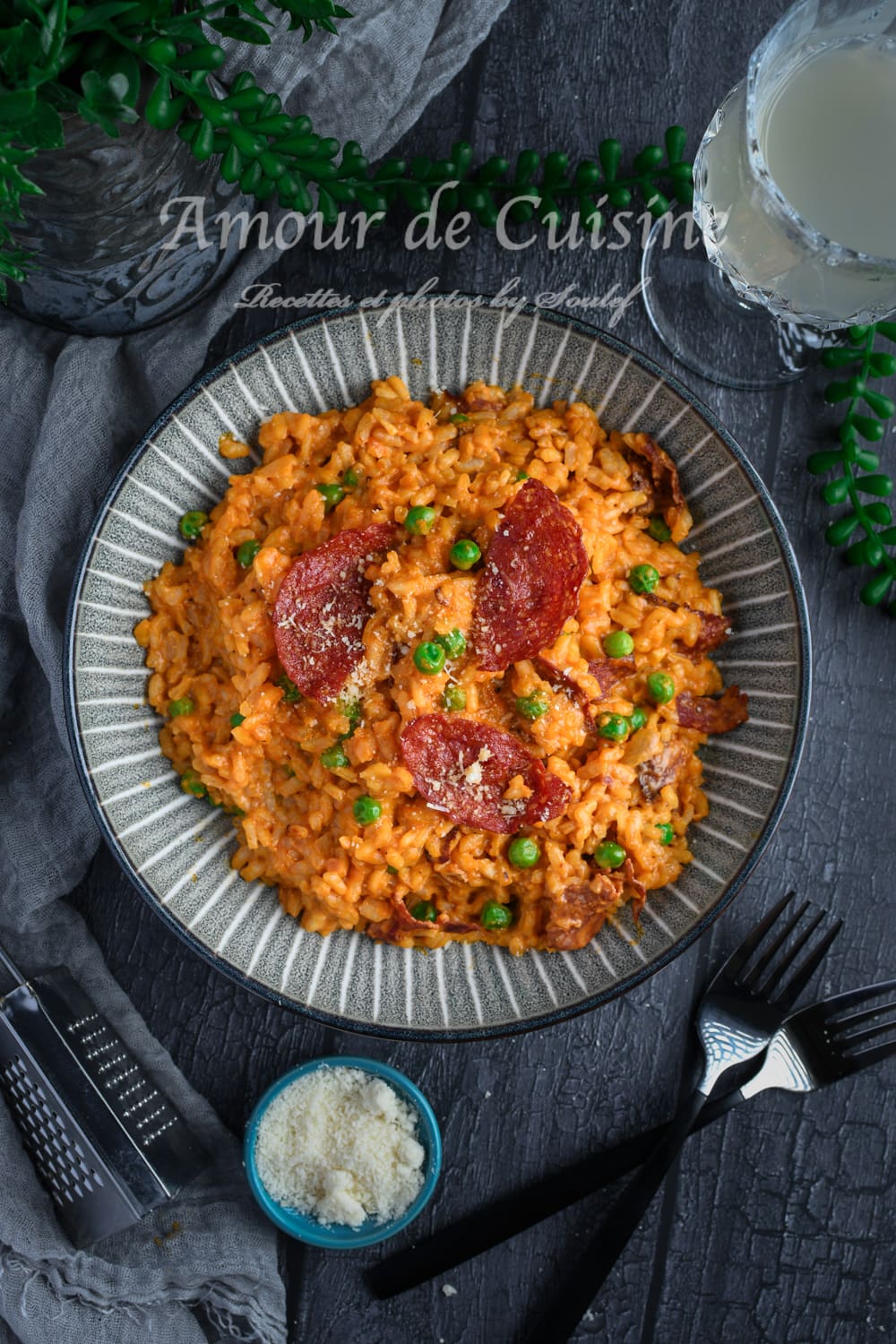 Recette de risotto au chorizo facile