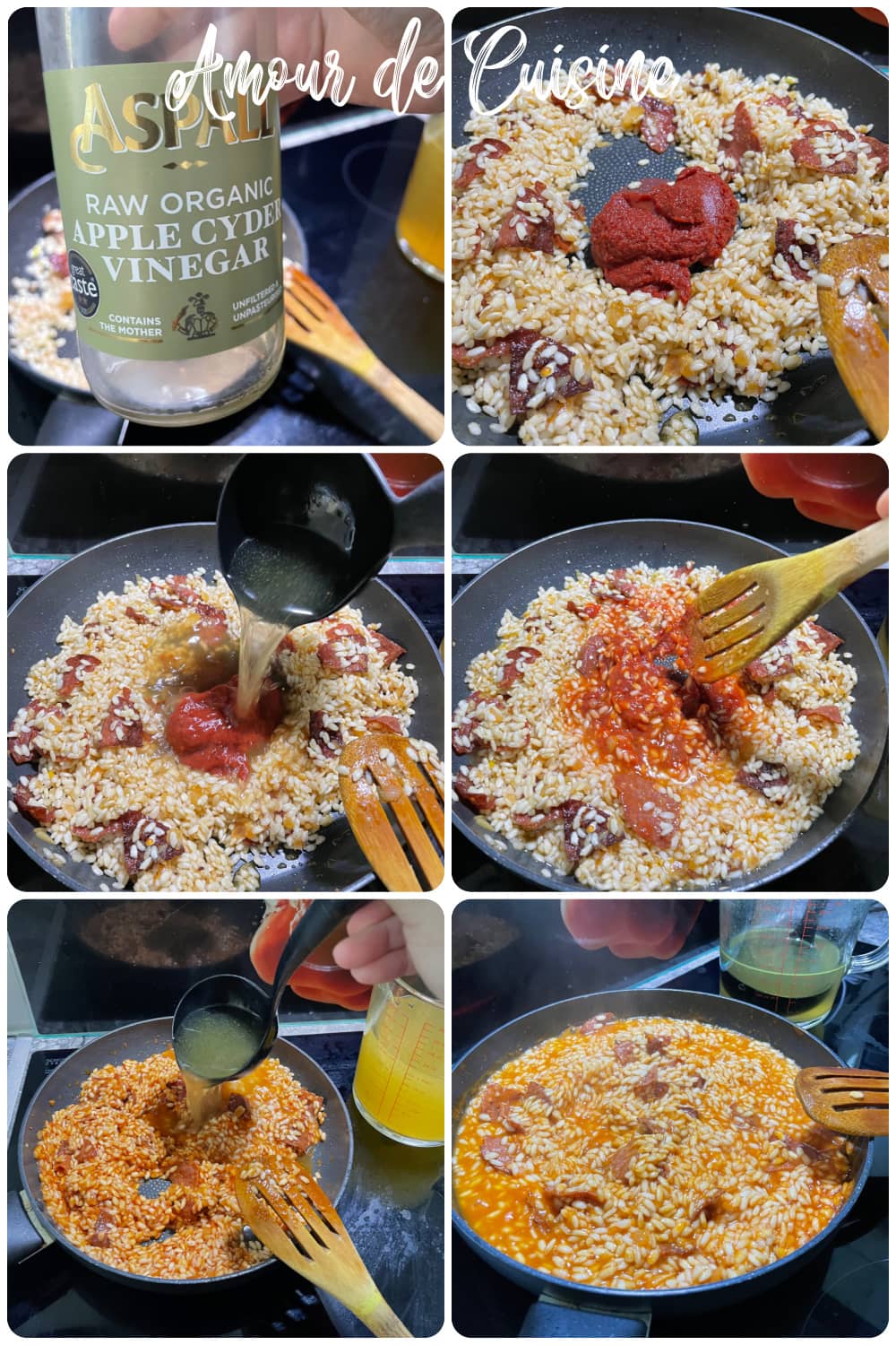 etapes de cuisson du risotto