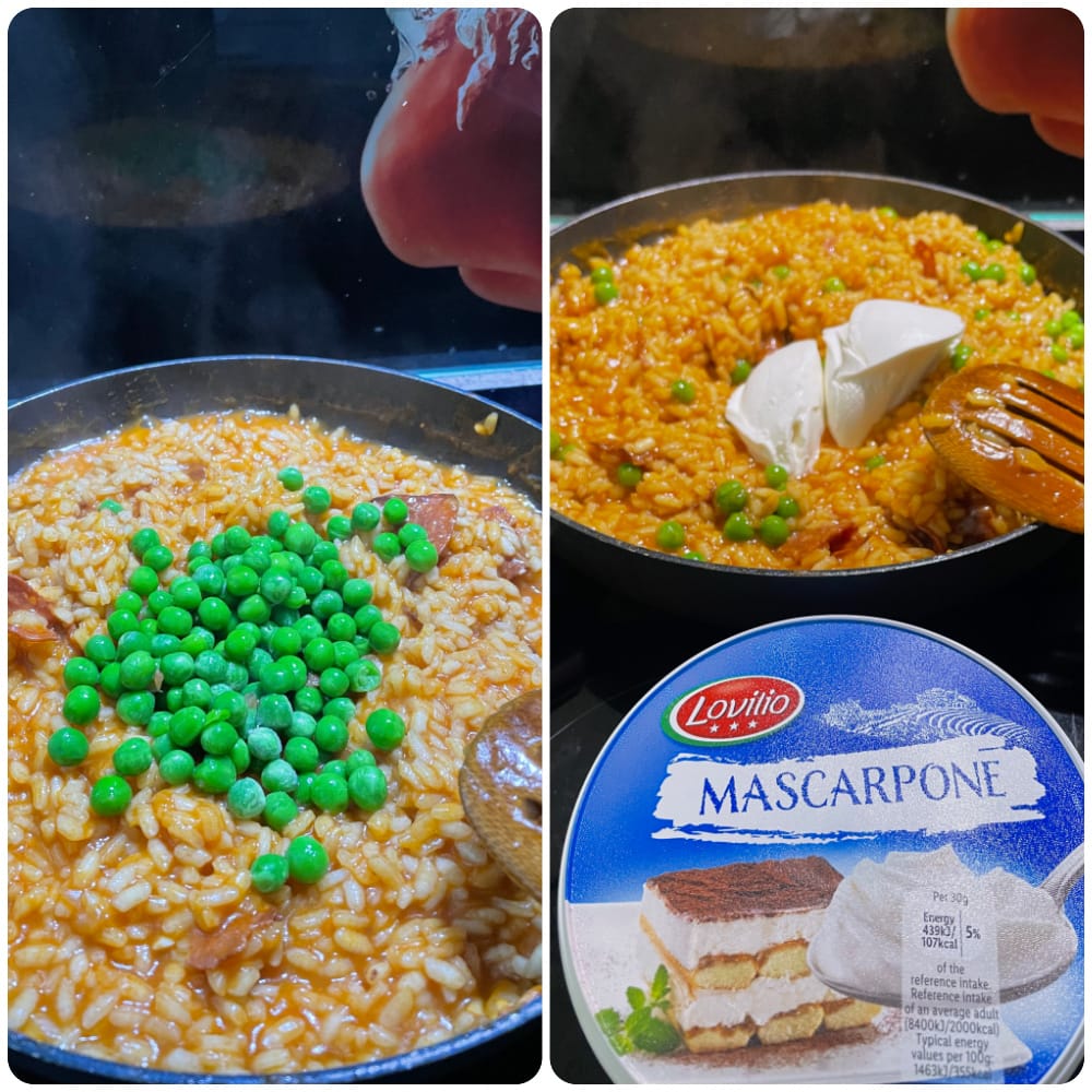 finition de la cuisson du risotto