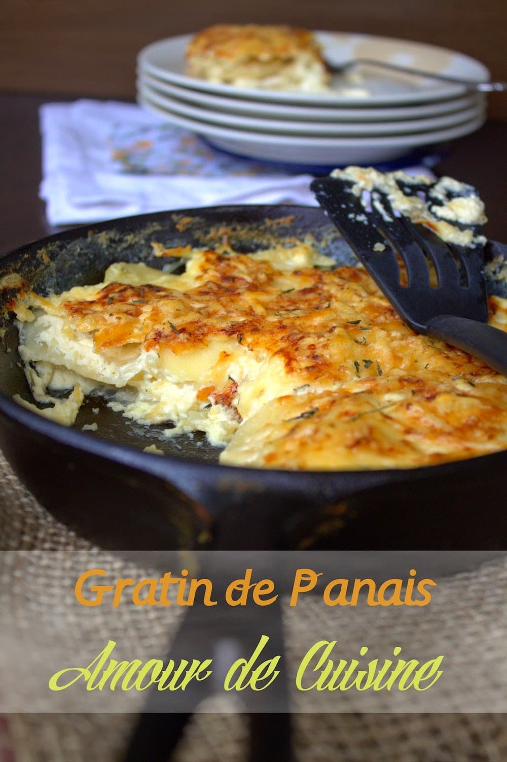 recette du gratin de panais facile