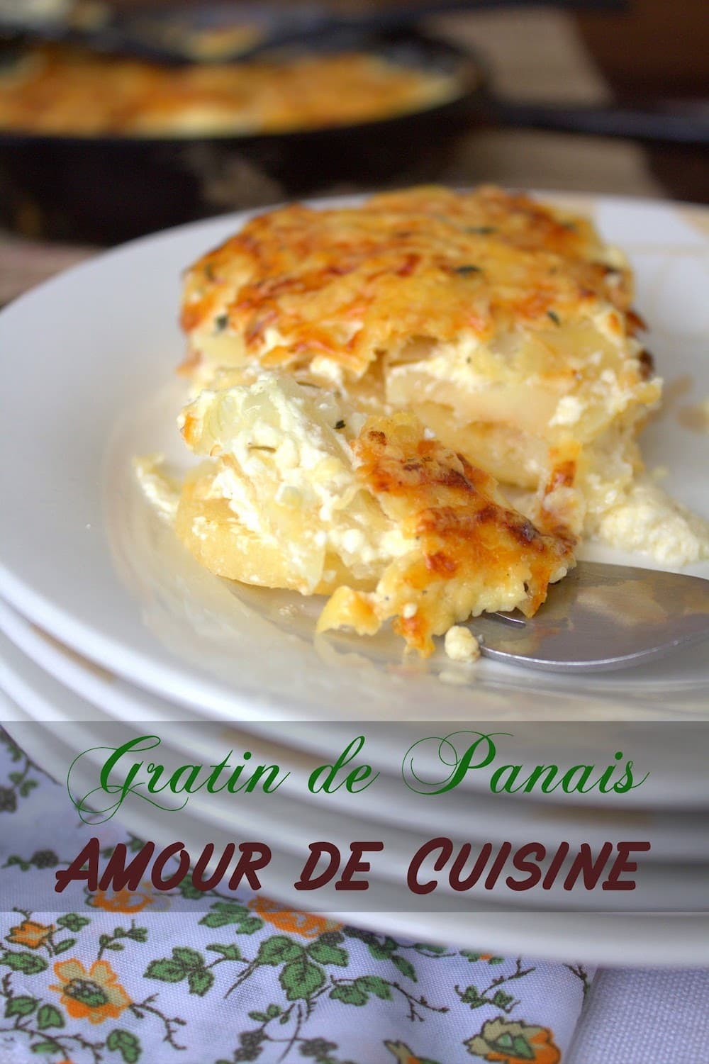 gratin de panais au four