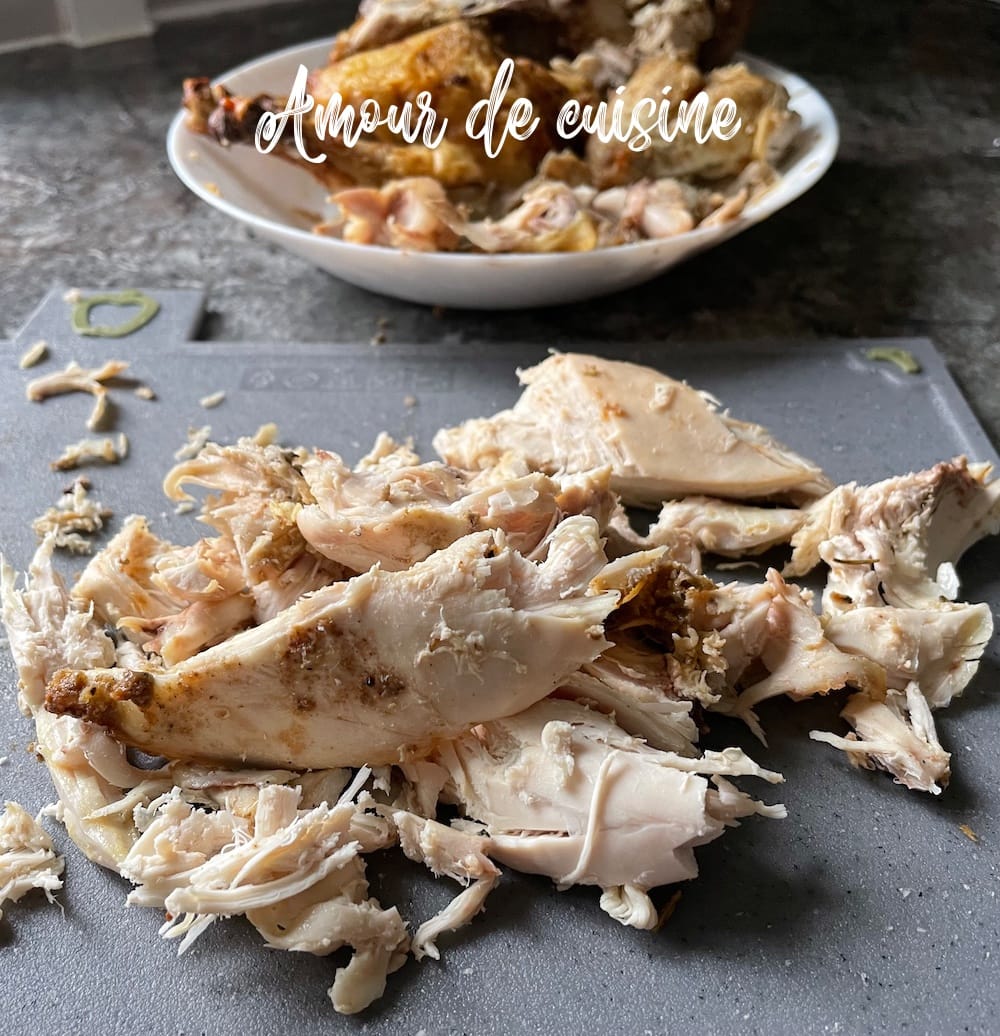 restes de poulet roti